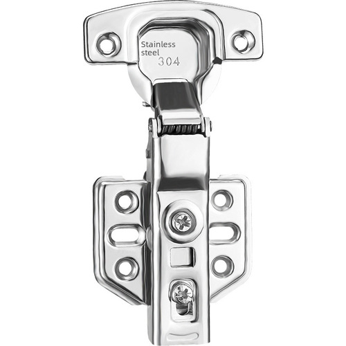 Stainless steel hinge with 3.0mm thickened buffer hydraulic cabinet door spring furniture hinge hardware accessories wholesale