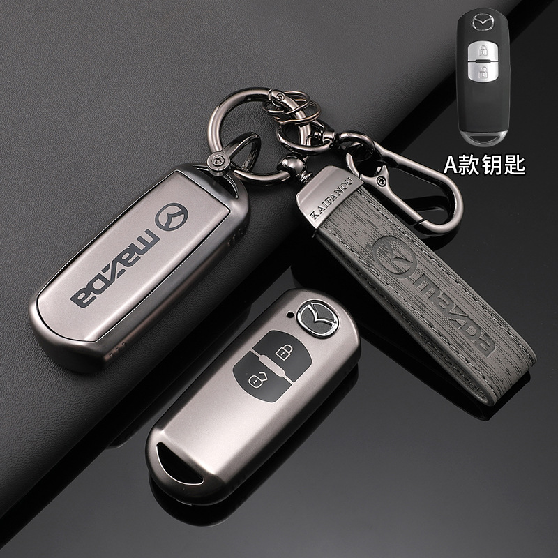 Mazda A [titanium gold] deep space gray wood grain belt