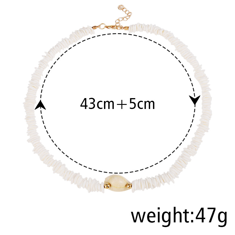 1 Piece Fashion Geometric Shell Plating Womenu0027S Necklace