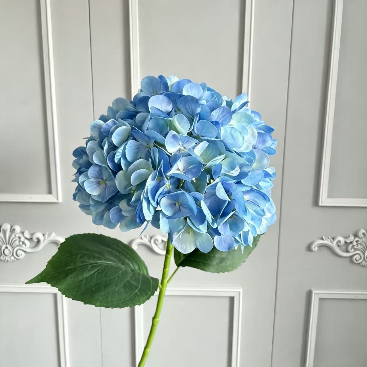 파란색
