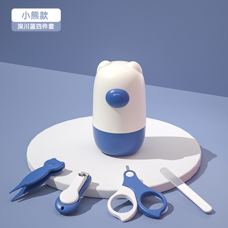 [bear style] deep river blue/four-piece set