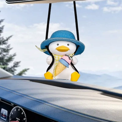 Car hanging | Hanging Decorations Car Accessories - fat-backpack-blue-hat-ice-cream