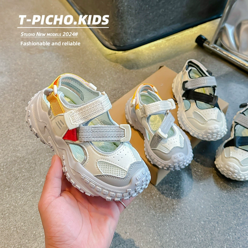 Спортивные сандалии для детей 2024 летний новый стиль для девочек