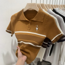 ײɫ���Ƴ�����֯��Ů�����¿���������polo��̿��ڴ���������