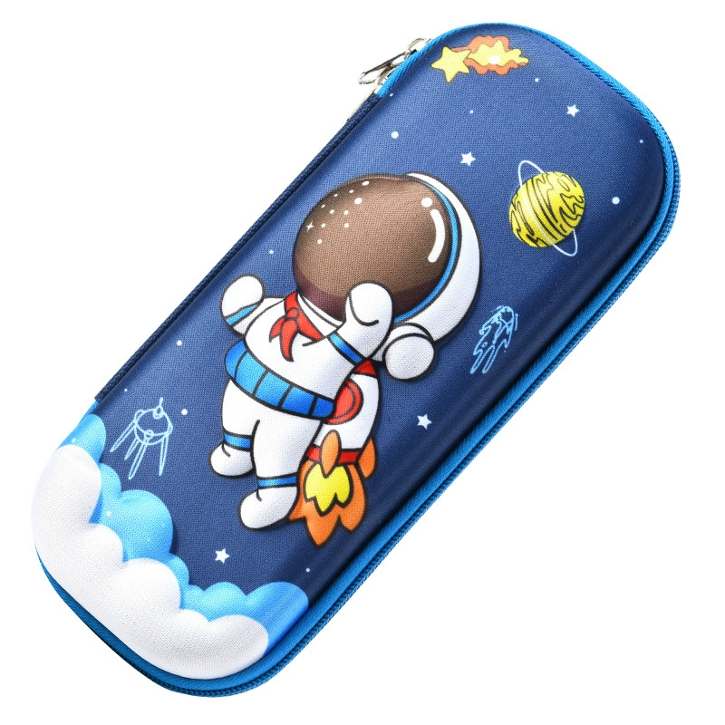 Three dimensional capacious pencil case for students, space high quality universal astronaut, in 3d format
