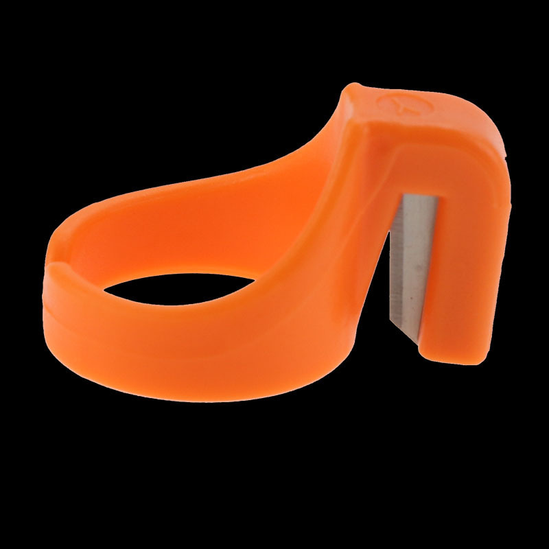 Venta directa de fábrica Herramientas de costura Cubierta de cuchillo de anillo Cuchillo de dedo Embalaje textil Cortar cuerda Cuchillo de dedo Anillo Cortador de alambre