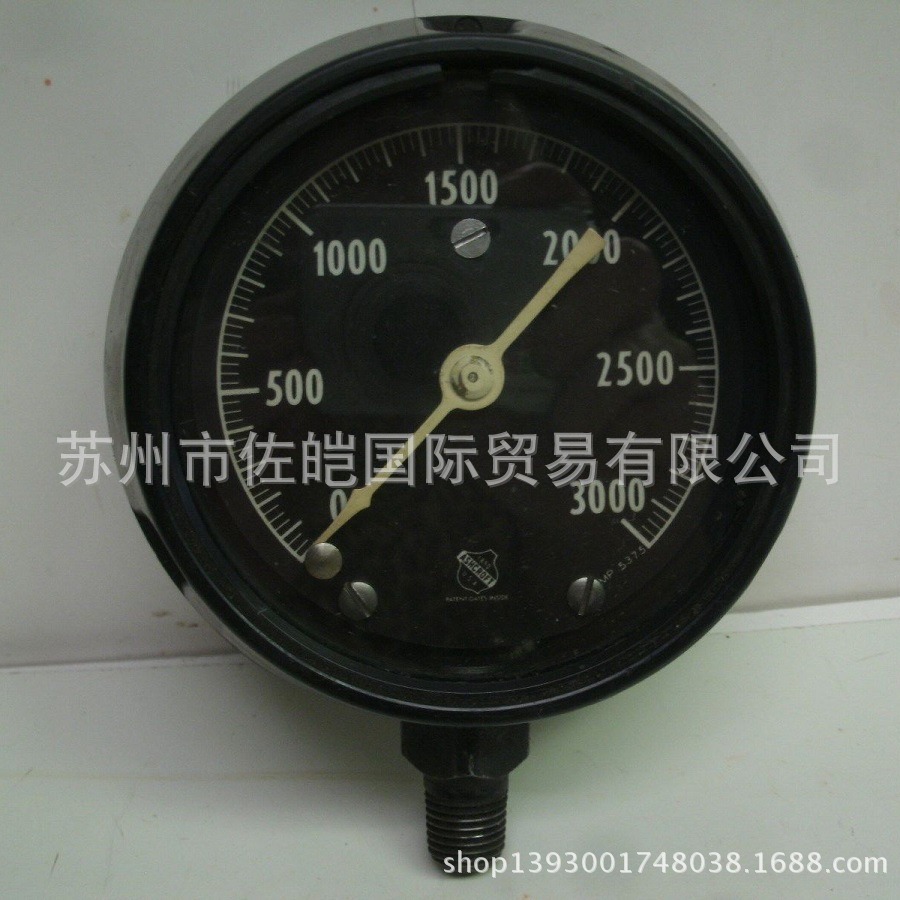 供应销售ASHCROFT雅斯科品牌通过CE认证的1009型工业压力表
