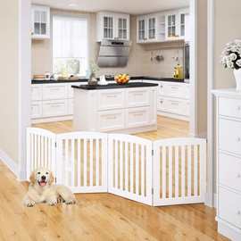 木质宠物门栏室内狗狗围栏板楼梯口小型犬护栏可折叠隔离防护栏