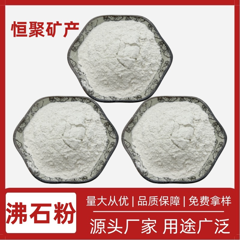 厂家供应 沸石粉 水产养殖业用白色  洗涤填充料 绿色沸石粉