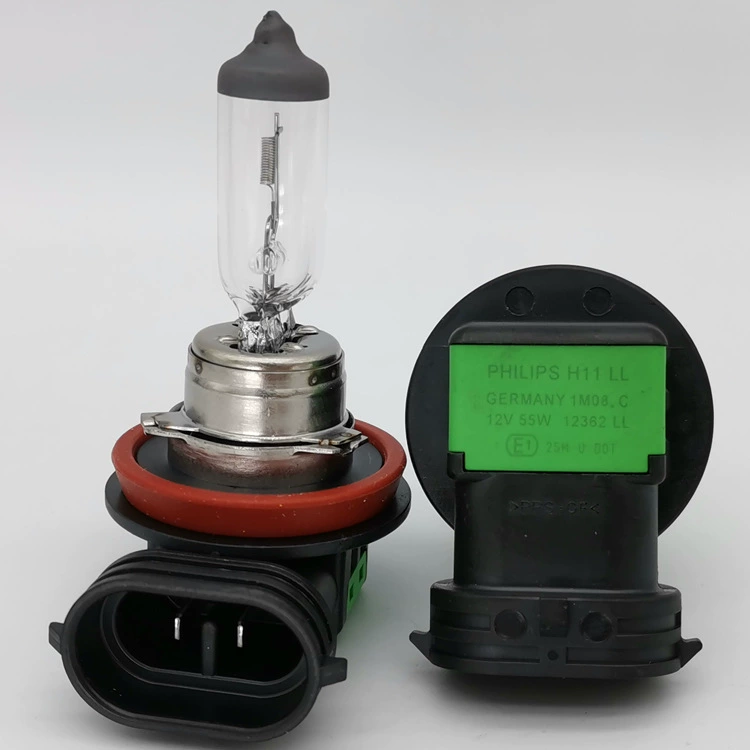 Оригинальные автомобильные лампы Philips H11 12V 55W 12362 LL H9 12361 65W, импортированные из Германии.