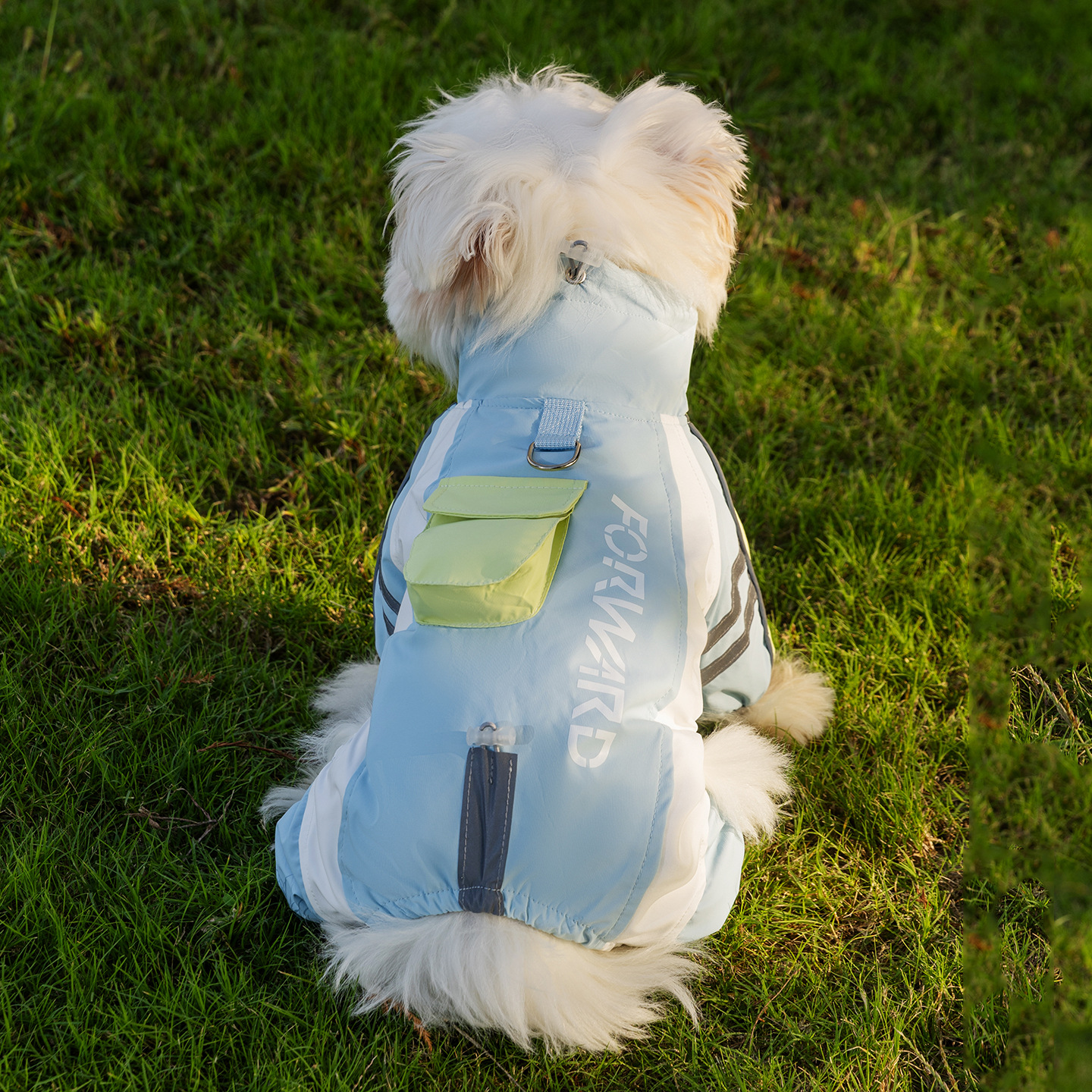 Otoño y invierno nuevo explorador tres cuatro patas de asalto abrigo de algodón caliente perros pequeños y medianos perros gatos que ropa de oso image 1