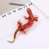 Red drip oil lizard