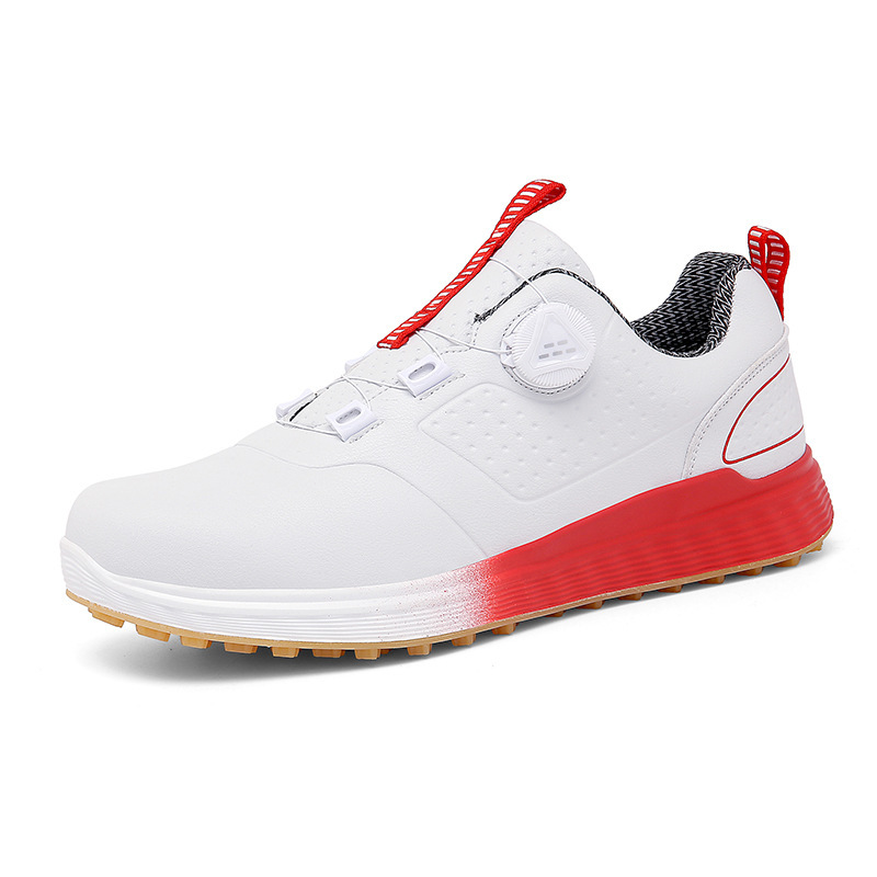 공장 직접 판매 국경 간 2024 커플 새로운 사계절 캐주얼 회전 버클 경량 미끄럼 방지 골프 신발 내마모성 신발