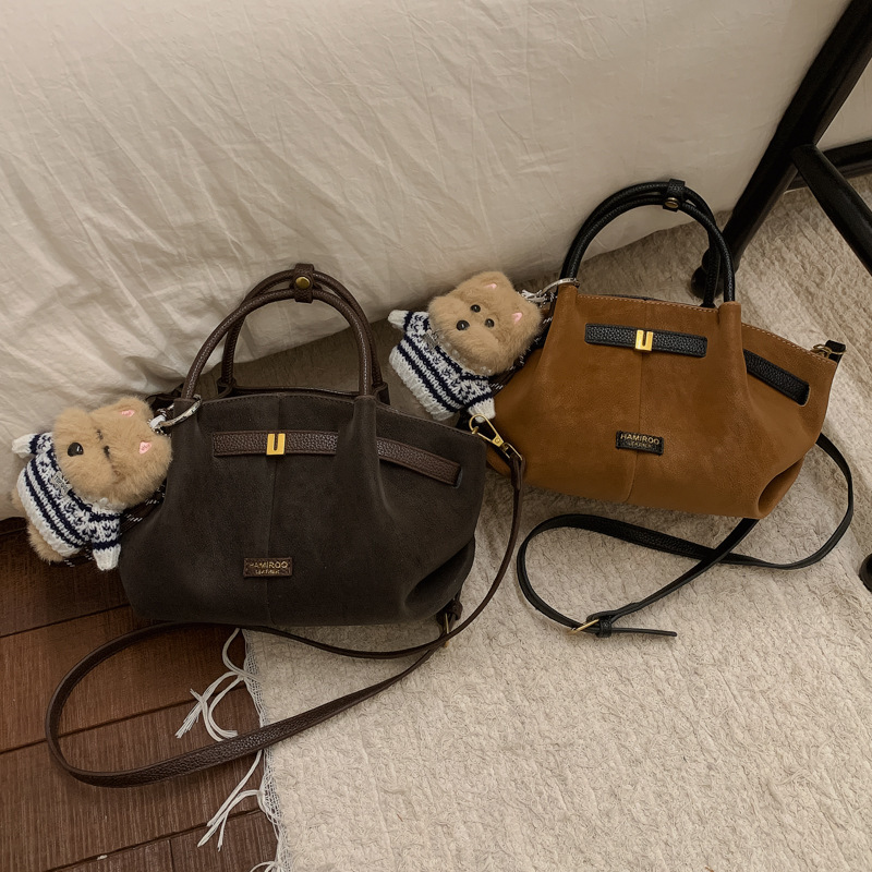 Frosted Cowhide Pleated Cloud Dumpling Bag for Women, Fashionable and Versatile, Exquisite Handbag, Suede Crossbody Small Tote Bag Frosted Cowhide Pleated Cloud Dumpling Bag for Women, Fashionable and Versatile, Exquisite Handbag, Suede Crossbody Small Tote Bag