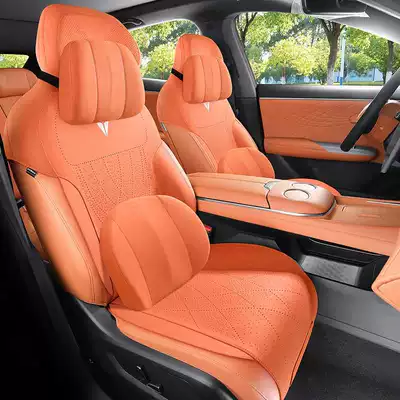 Modelə uyğun (Original) oturacaq örtükləri — seat cover - heat-wave-orange-memory-foam-version-note-the-model-year-rear-seat-split-type