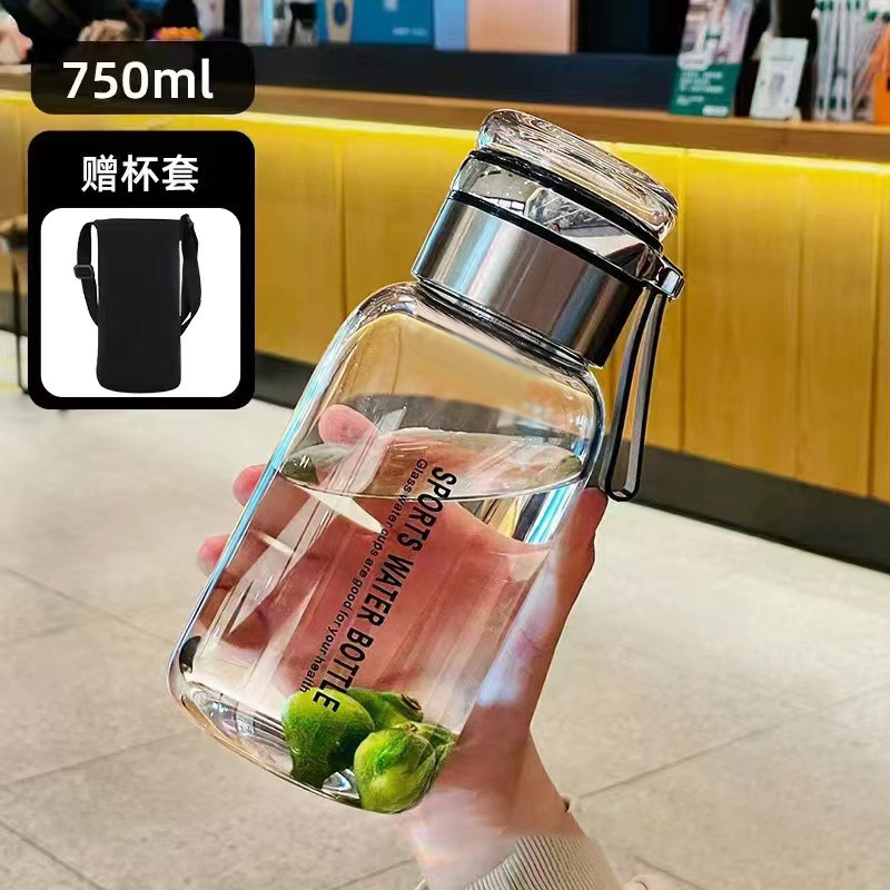 ガラス製ウォーターカップ 大容量 1000ml ケトル ティーカップ 防爆茶水分離 ティーカップ ボトル 高価値カップ|undefined