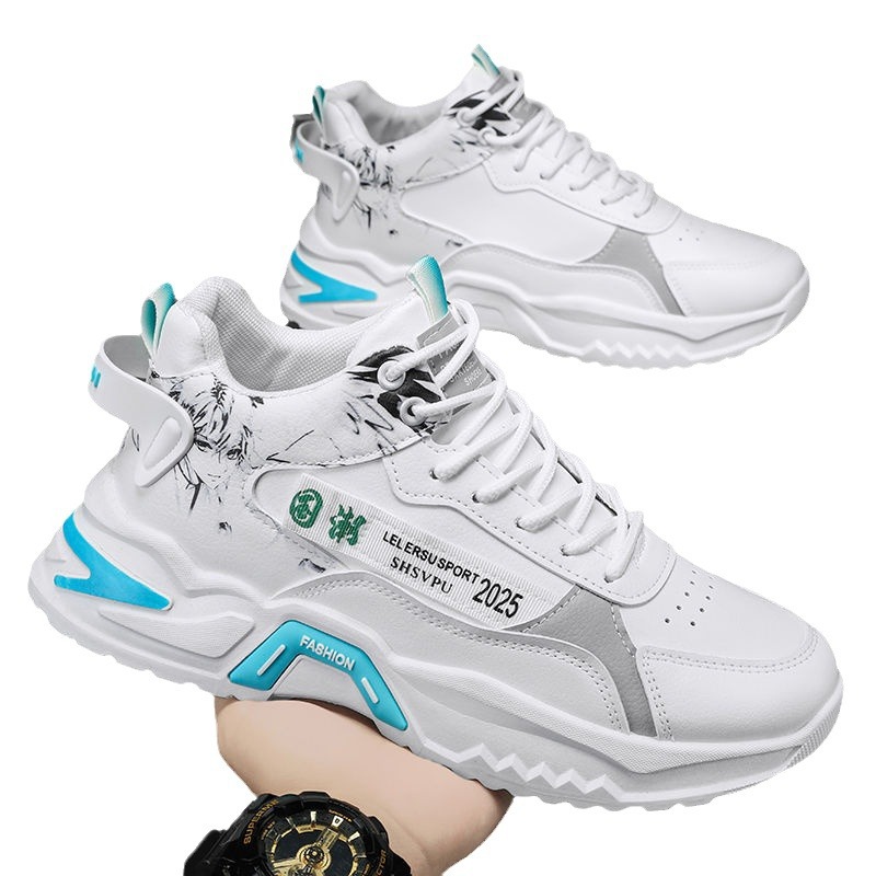 Pitian zapatos de hombre otoño y invierno 2023 nuevos zapatos de alta altura zapatos deportivos casuales para hombres zapatos de carrera de moda para hombres
