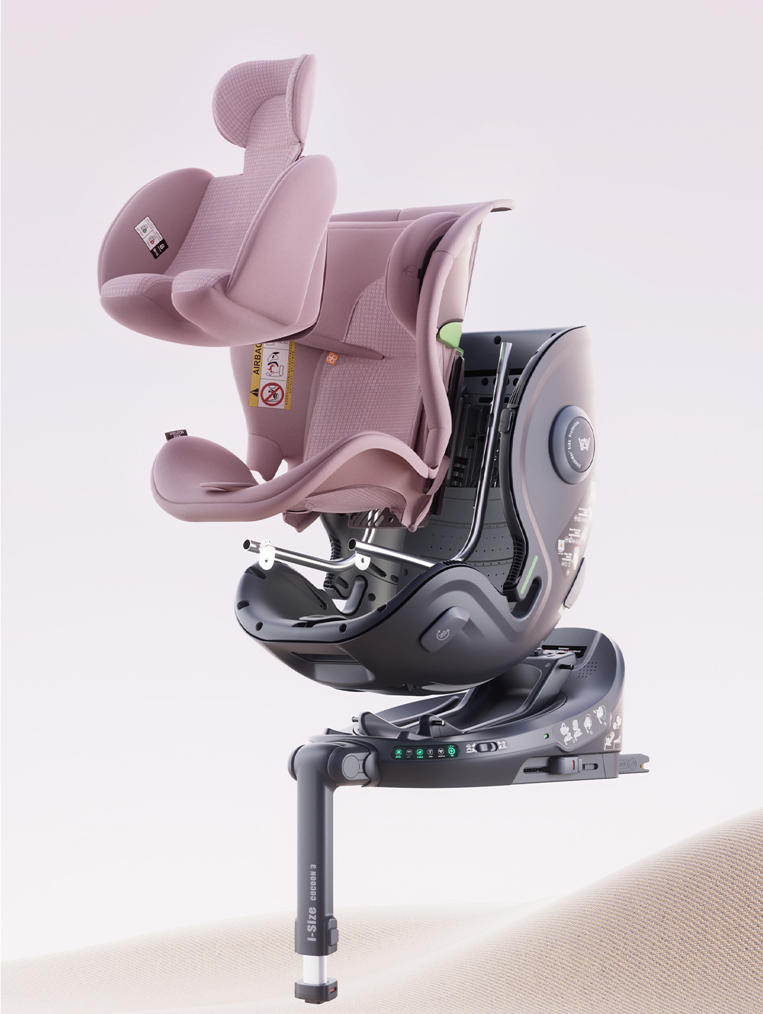 【New National Standard】welldon Cocoon Love 3 Newborn Baby Car Child Safety Seat Carrier