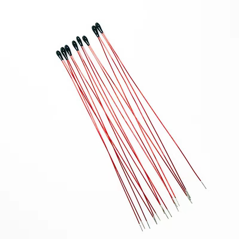 NTC热敏电阻火柴头红色漆包线电池保护板无线充暖手宝温度传感器