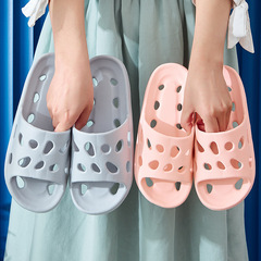 浴室漏水速干拖鞋新款夏季防滑居家鏤空速乾洗澡涼拖家居男士拖鞋