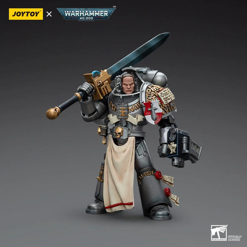 Набор фигурок-актеров (Joytoy) Warhammer 40K Серые рыцари, масштаб 1:18, подвижная штурмовая и перехватная команда