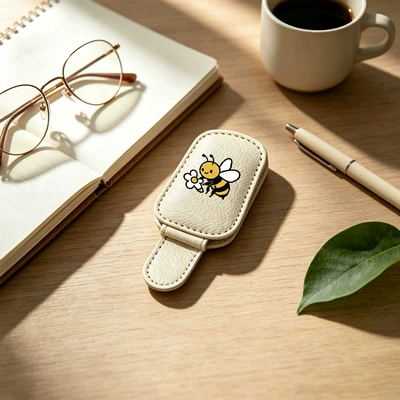 Beige cross-border bestseller sunglasses Car Glasses Clip/Bill Clip