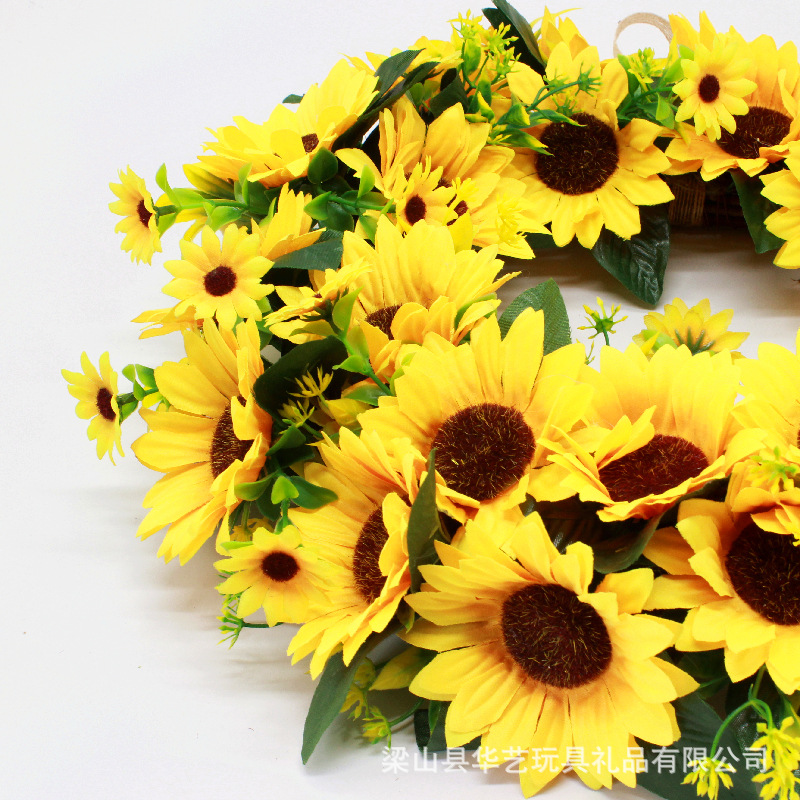 壁挂花环023 向日葵