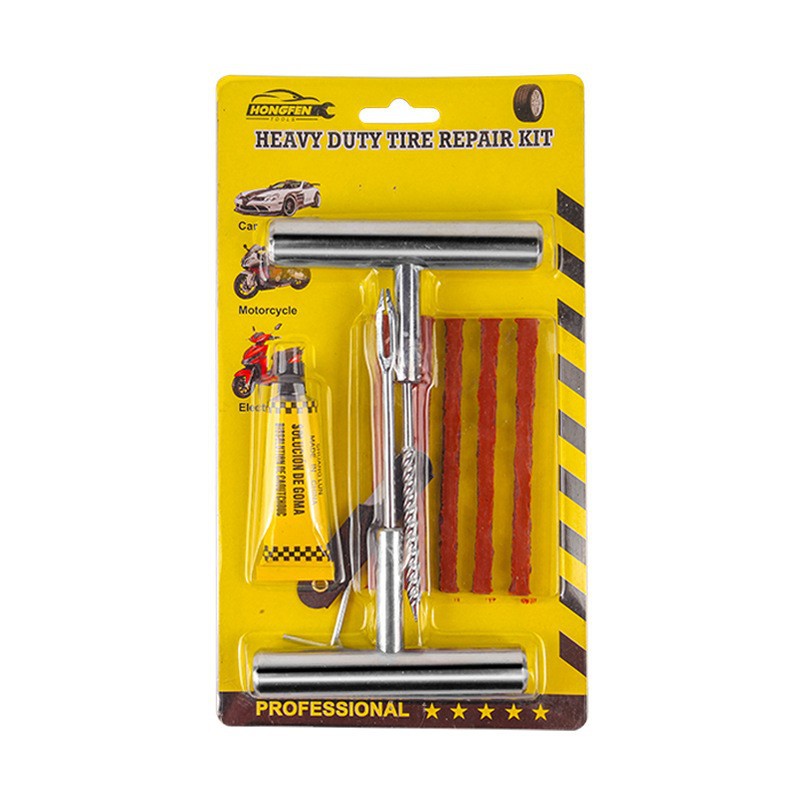 Car vacuum tire repair tool suit outdoor emergency motorcycle vacuum fast maintenance large cross-border