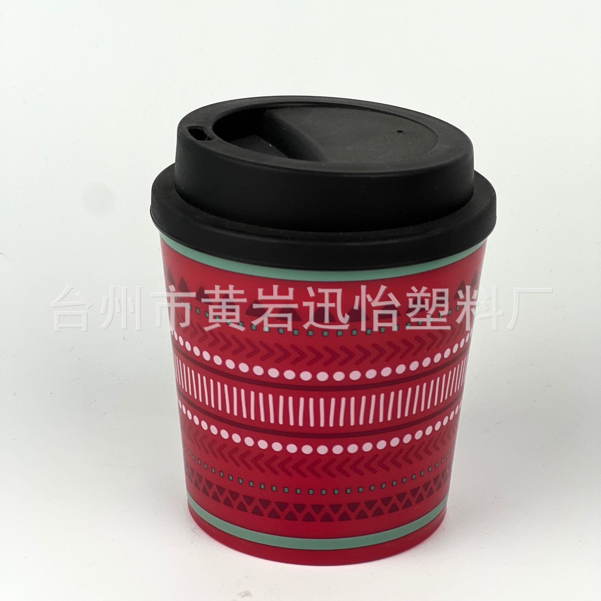 250ml Christmas Day Atmosphere Plastic PP Coffee Cup Print LOGO…