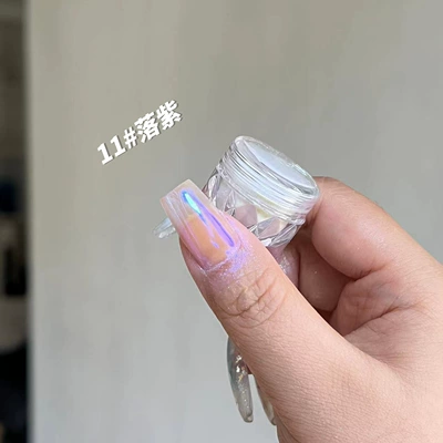 Dırnaq bəzəkləri, set of nail beauty fairy titanium - 11-fall-purple-03g