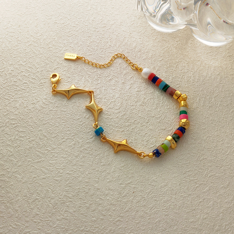 Retro Star Copper Plating Bracelets 1 Piece