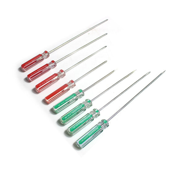 Penggong crystal handle a word cross small screwdriver wholesale transparent color strip magnetic single with Rose knife screwdriver factory