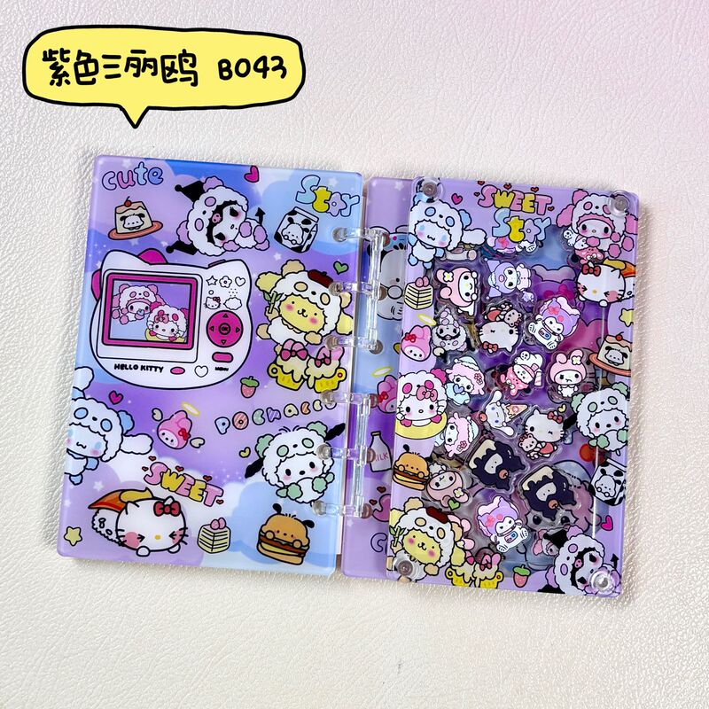 日本の漫画 A7 ルーズリーフノートブックかわいいガーリーハート高価値アニメ学生アクリル|undefined