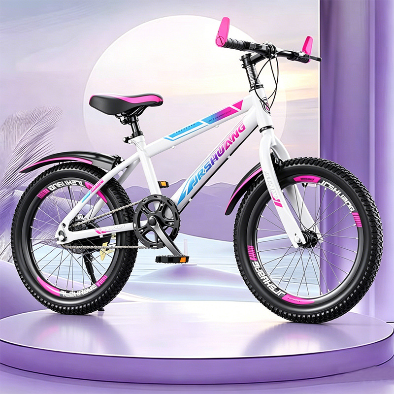 Bicicleta de montaña adolescente de velocidad única varón de velocidad de viaje ligero para mujeres 8 - 16 años de seguridad image 11