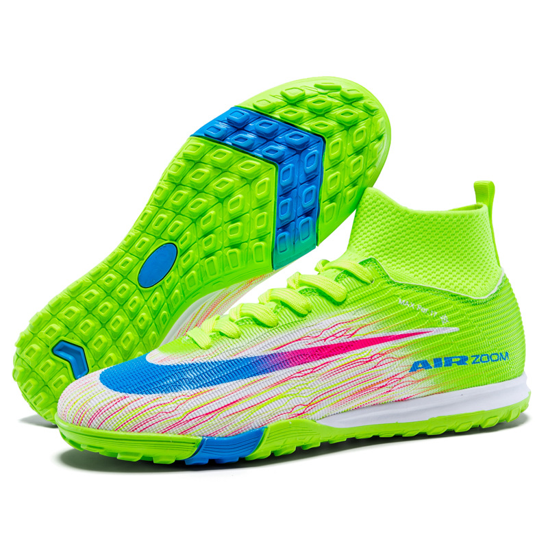 Copa del Mundo transfronteriza fabricantes de zapatos de fútbol para niños al por mayor estudiantes adultos zapatos de entrenamiento profesional TF zapatos de fútbol para hombres