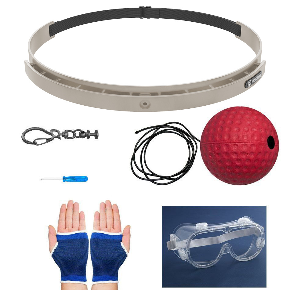 Bola de reacción de boxeo montada en la cabeza Descompresión para niños Bola de ventilación Bola de velocidad mágica Entrenamiento de habilidades para adultos Sala de fitness