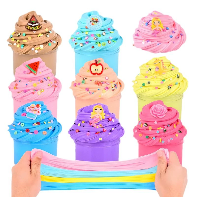 Прошлый/Перепутанный текст: Peach Slim Butter Slime Children's Smooth Puff Puff Glores Glipper Slum