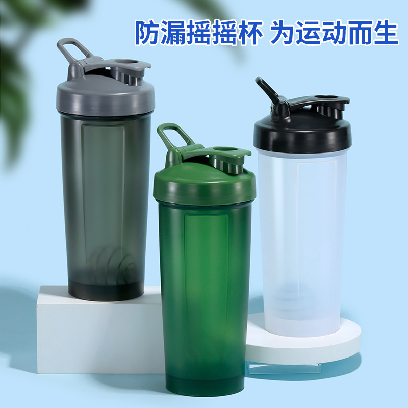 1000ml taza de polvo de batido para adultos taza de batido de fitness deportes taza de agua taza de plástico de gran capacidad taza de agitación