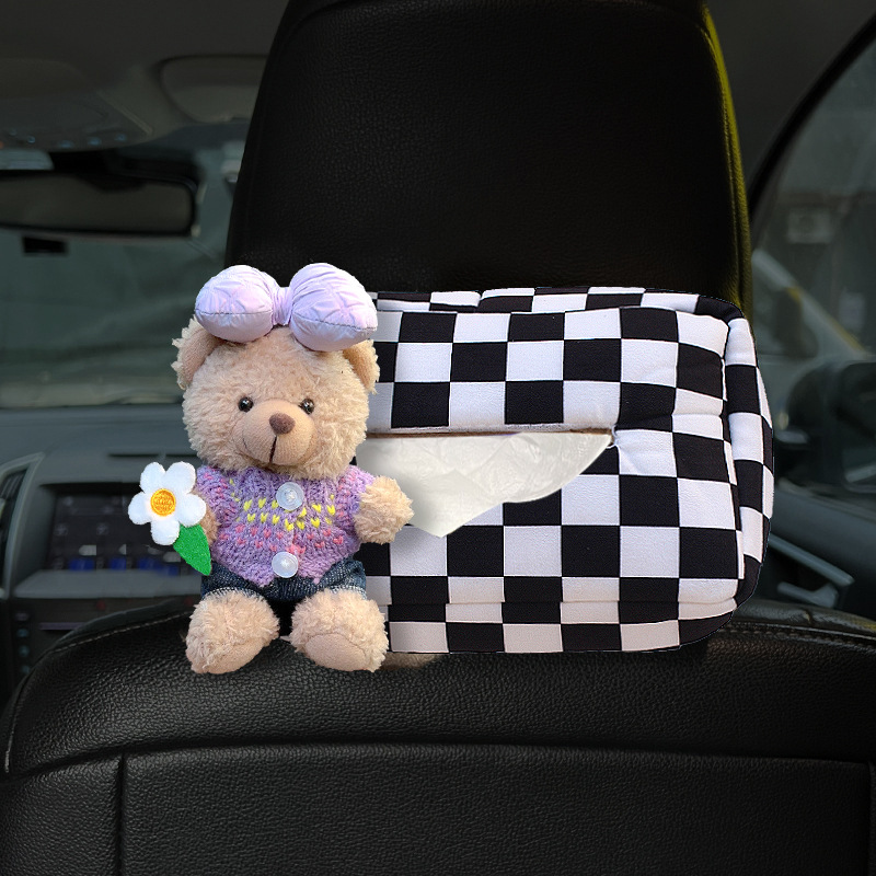 [Productos de punta] Bolsa de papel de dibujo para coche, caja de reposabrazos para mujer, bolsa de papel, caja de dibujo para coche colgante, decoración de caja de dibujo para coche image 24