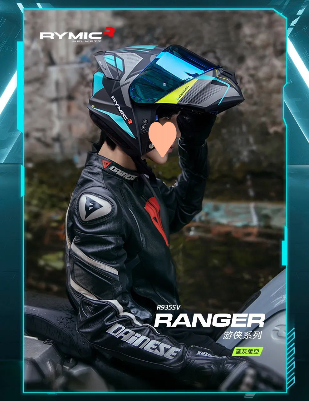 Motorcycle Helmet Men Women Dual Visor Flip Up Full Face