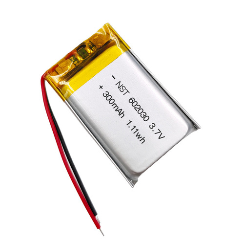 Manufacturer supplies 602030 300mAh rechargeable polymer lithium battery 3.7V beauty instrument battery with stable quality