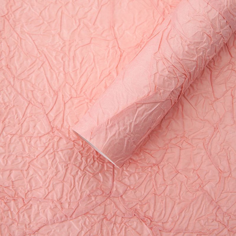 Papel de piedra hecha a mano florista material de embalaje DIY papel texturizado doble pliegue de alta sensación de embalaje de flores papel texturizado