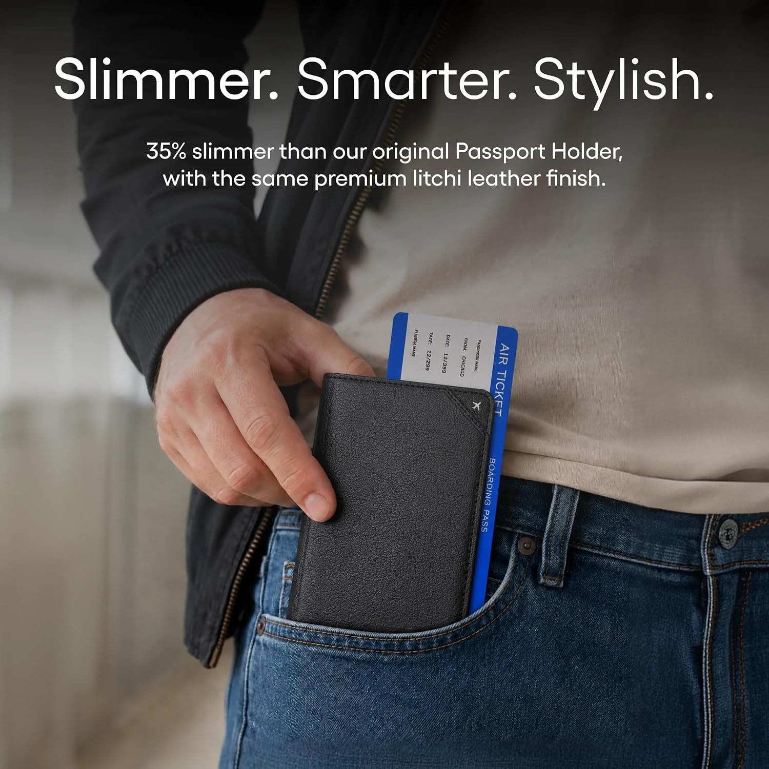 Passport wallet with Apple Find My location tracking
