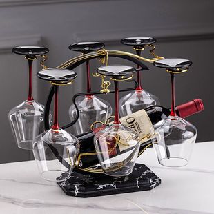 Creative Red Wine Glass Rack Ornaments Set New Household Goblet Rack Upside down Wine Glass Rack High-End Red Wine Rack Wine Set