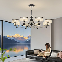 中古风客厅吊灯法式复古美式餐厅卧室2025年设计师高级感灯具吊灯