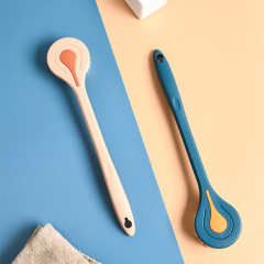 Bath brush, bath artifact, soft-bristled long-handled bath brush, back rub, back brush, mud, no need for help, body rub towel