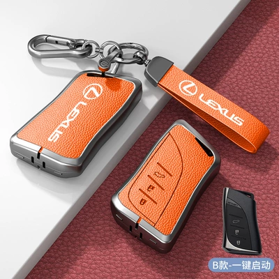 Car key bag shell 570 buckle 270 - standard-model-b-one-click-start-emma-orange-zinc-alloy-shell-hardware-bracelet