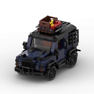 Home-made Building Blocks Compatible with Lego speed Series 8-car Land Rover Defender Boys Assembled Vehicle Gift Set