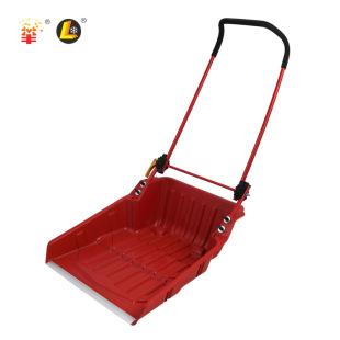 【Hz605】Foldable High-Strength and Durable Aluminum Edge Snow Pusher Snow Shovel Snow Pusher