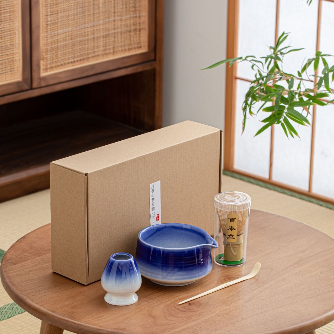 Caixa de regalo de estilo japonés de la dinastía Song, set de herramientas para ordenar té Matcha Matcha